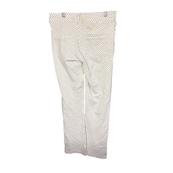 Betabrand Womens S Petite Polka Dot Pants White & Black - Picture 5 of 5